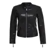 Lederjacke mit Reißverschluss