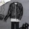 Leather-takki zipperillä