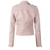 ChaquetasChaqueta de cuero suave con cremalleras