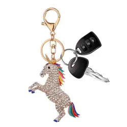 Cristallo Unicorn - Portachiavi