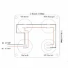 Dual USB Steckdose Ladegerät 2.1A+2.1A + 12V & ON-OFF Schalter LED Voltmeter 4 in 1 Ladegerät Panel für Auto & Motorrad