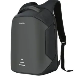 Mochila anti-roubo com carregamento USB - impermeável - saco portátil de 15,6 polegadas