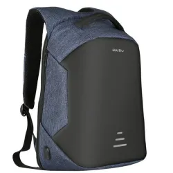 Mochila anti-roubo com carregamento USB - impermeável - saco portátil de 15,6 polegadas