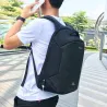 Mochila anti-roubo com carregamento USB - impermeável - saco portátil de 15,6 polegadas