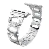 Pulseira de diamante de cristal - alça para Apple Watch 1-2-3 / 42mm-38mm de aço inoxidável