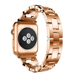 Ropa inteligentePulsera de diamante de cristal - correa para Apple Watch 1-2-3 / 42mm-38mm de acero inoxidable