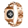 Pulseira de diamante de cristal - alça para Apple Watch 1-2-3 / 42mm-38mm de aço inoxidável