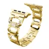Ropa inteligentePulsera de diamante de cristal - correa para Apple Watch 1-2-3 / 42mm-38mm de acero inoxidable