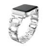 Pulseira de diamante de cristal - alça para Apple Watch 1-2-3 / 42mm-38mm de aço inoxidável