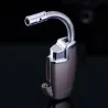 Windproof cigarette lighter with flexible pipeLighters