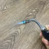 Vindtät cigarettändare med flexibelt rör