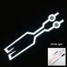 Partes de motosFlashing LED casco strip para moto noche - conjunto