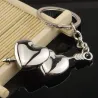 Double heart & arrow - keychainKeyrings