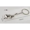 Double heart & arrow - keychainKeyrings