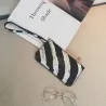 Borsa in pelle con motivo zebra - set 3 pz