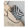 Sac en cuir avec motif zèbre - Set 3 pcs