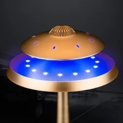 Altavoz BluetoothOVNI - levitación magnética - altavoz inalámbrico Bluetooth estéreo - lámpara de moda