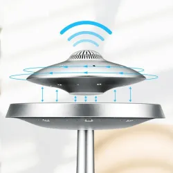 Altavoz BluetoothOVNI - levitación magnética - altavoz inalámbrico Bluetooth estéreo - lámpara de moda