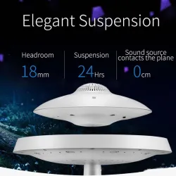 UFO - magneettinen levitys - Bluetooth stereo langaton kaiutin - muoti lamppu