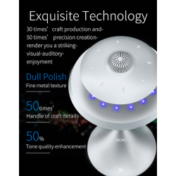 UFO - levitation magnétique - haut-parleur sans fil stéréo Bluetooth - lampe de mode