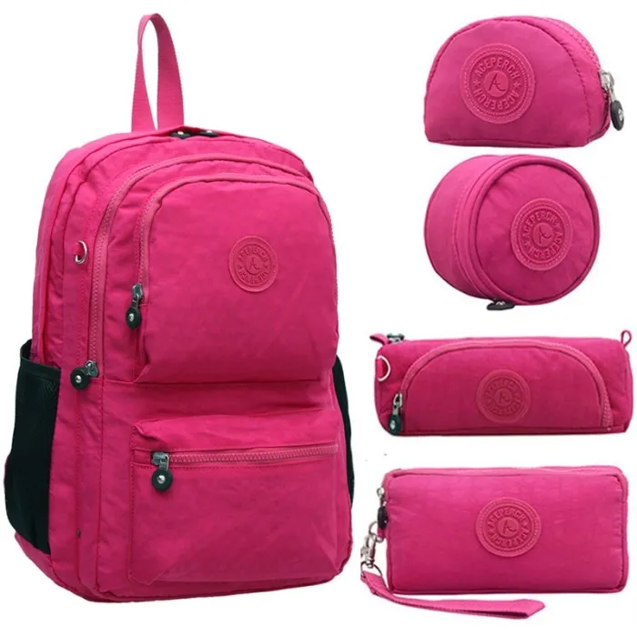 Wasserdichte Nylon Rucksack 5 Stück Set