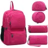 Mochila de nylon impermeável 5 pcs set