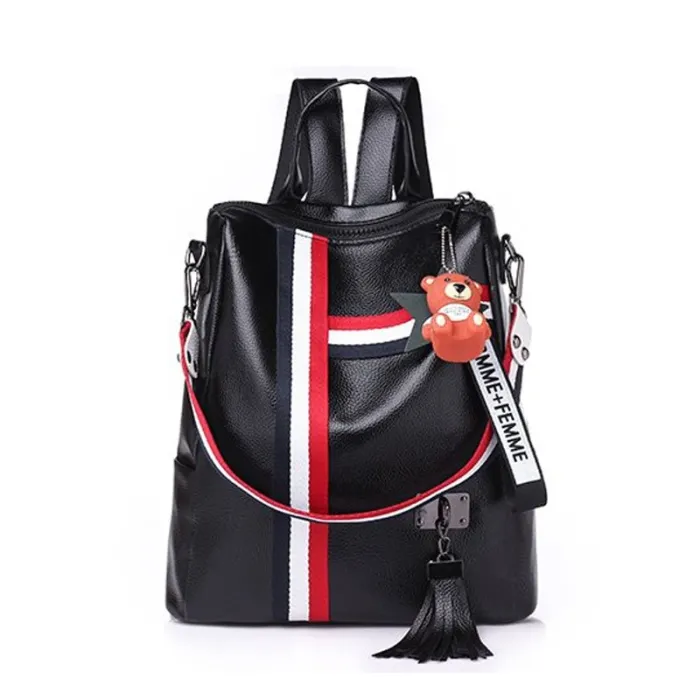 Moda zaino retro & borsa con nappe
