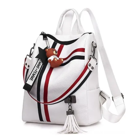 Moda zaino retro & borsa con nappe