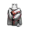 Moda mochila retro e bolsa com borlas