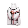 Moda mochila retro e bolsa com borlas