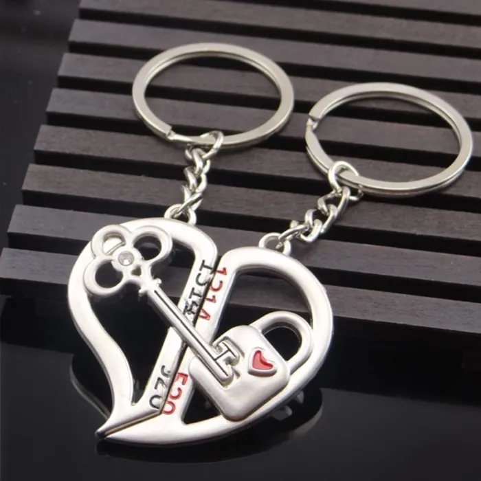 Heart & Key - Keychain 2 pc