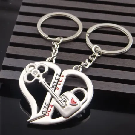 Heart & Key - Keychain 2 pc