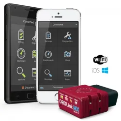 OBDLink MX Wi-Fi professionell OBD2 skanningsverktyg för Windows & Android - bildatadiagnostik