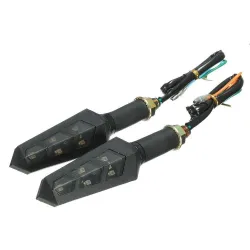 12V LED vändsignal amber lampor - motorcykel indikatorer 4pcs set