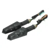 12V LED vändsignal amber lampor - motorcykel indikatorer 4pcs set