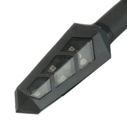 12V LED vändsignal amber lampor - motorcykel indikatorer 4pcs set