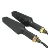 12V LED vändsignal amber lampor - motorcykel indikatorer 4pcs set
