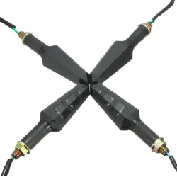 12V LED-signaalin valot - moottoripyörän indikaattorit 4pcs