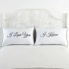 Mr & Mrs pillow case for couples 48 * 74cm 2 pcs