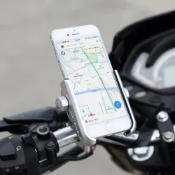 Supporto per telefono modificato moto