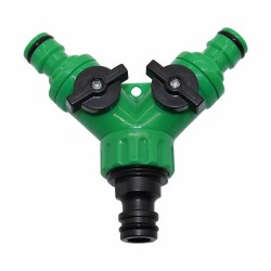 3/4" Y shape connector - thread tap joint for garden watering