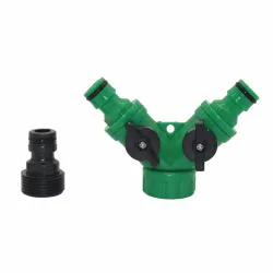 3/4" Y shape connector - thread tap joint for garden watering
