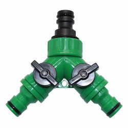 3/4" Y shape connector - thread tap joint for garden watering