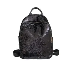 Glitter backpack with color changing sequins