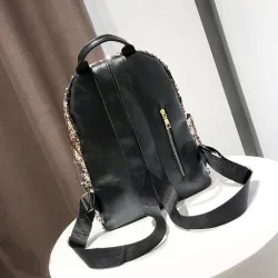 Glitter backpack with color changing sequins