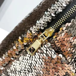 Glitter backpack with color changing sequins