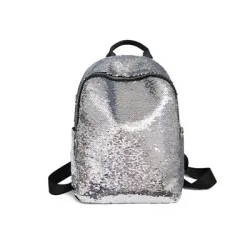 Glitter backpack with color changing sequins
