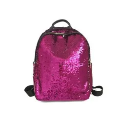Glitter backpack with color changing sequins