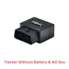 Mini plug & play OBD GPS tracker - GSM OBDII ajoneuvon seurantalaite - 16 PIN-käyttöliittymä ohjelmistojen ja sovellusten kanssa