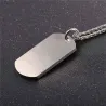 CollaresColgante de verso de la Biblia - collar de acero inoxidable